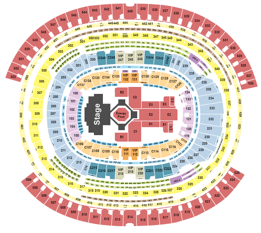 SoFi Stadium Kendrick Lamar Seating Chart